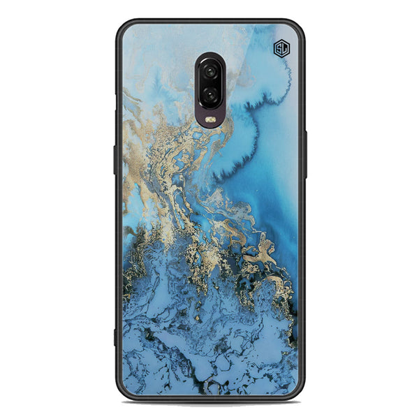 Marble Series Soft Phone Case - Premium Glass Case - Design 2 - OnePlus 6T