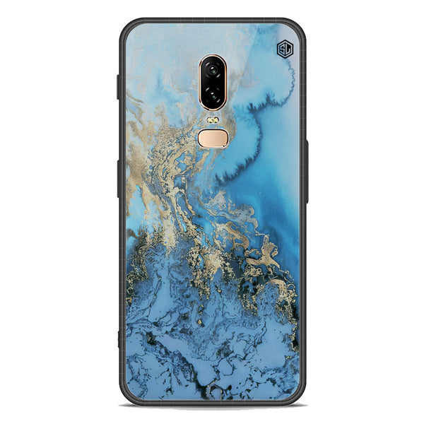 Marble Series Soft Phone Case - Premium Glass Case - Design 2 - OnePlus 6