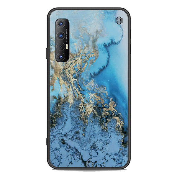 Marble Series Soft Phone Case - Premium Glass Case - Design 2 - Oppo Reno 3 Pro