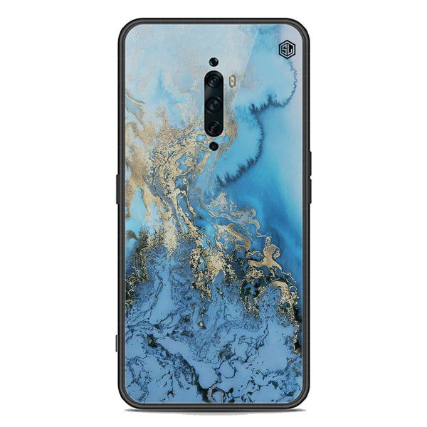 Marble Series Soft Phone Case - Premium Glass Case - Design 2 - Oppo Reno 2F