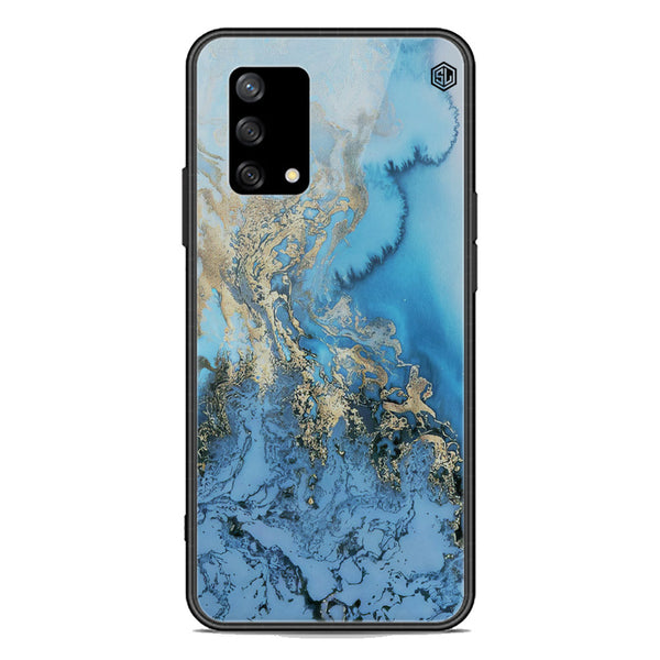 Marble Series Soft Phone Case - Premium Glass Case - Design 2 - Oppo F19