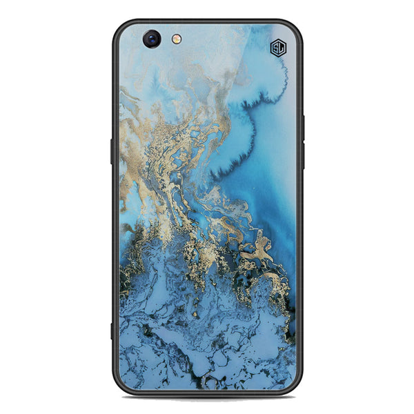 Marble Series Soft Phone Case - Premium Glass Case - Design 2 - Oppo F3 Plus