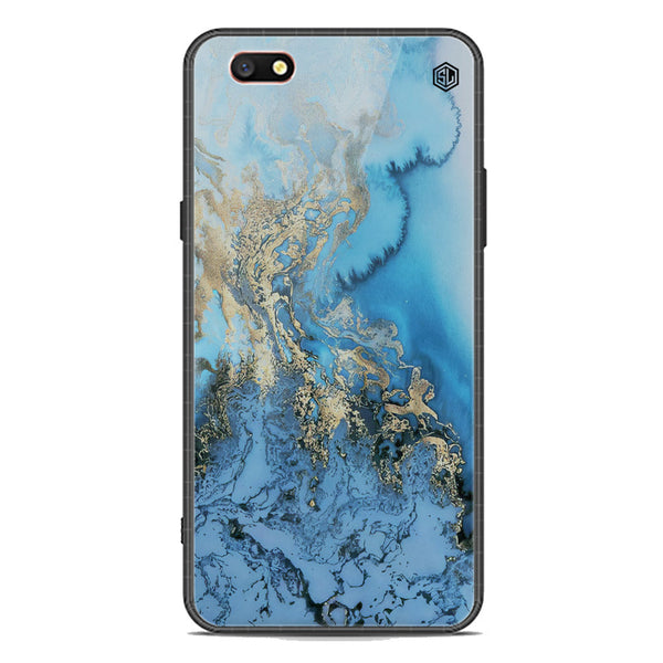 Marble Series Soft Phone Case - Premium Glass Case - Design 2 - Oppo F3