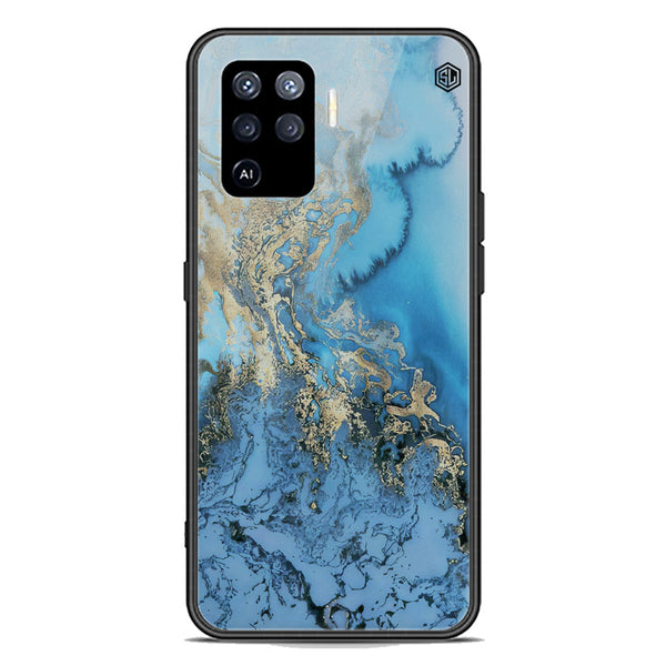 Marble Series Soft Phone Case - Premium Glass Case - Design 2 - Oppo A94