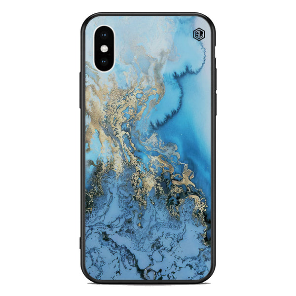 Marble Series Soft Phone Case - Premium Glass Case - Design 2 - iPhone XS Max
