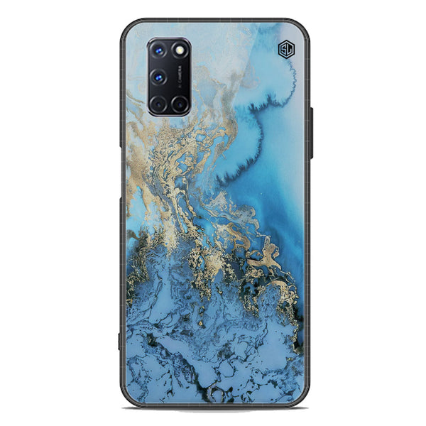 Marble Series Soft Phone Case - Premium Glass Case - Design 2 - Oppo A72