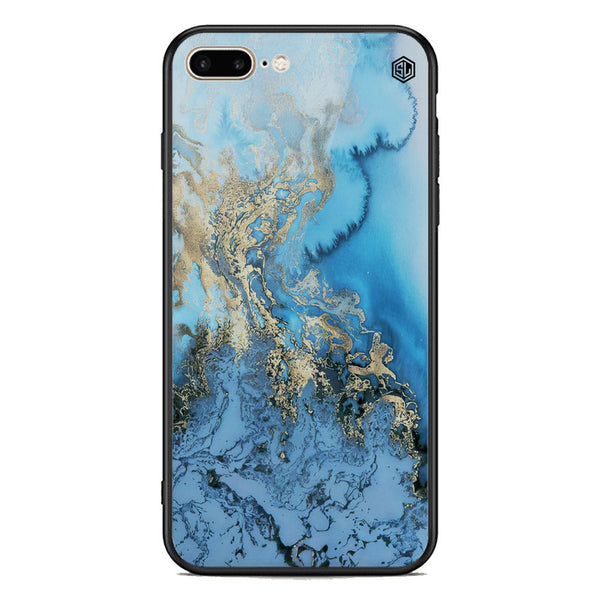 Marble Series Soft Phone Case - Premium Glass Case - Design 2 - iPhone 8 Plus / 7 Plus