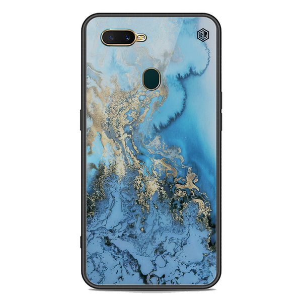 Marble Series Soft Phone Case - Premium Glass Case - Design 2 - Oppo A5s