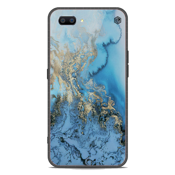 Marble Series Soft Phone Case - Premium Glass Case - Design 2 - Oppo A5