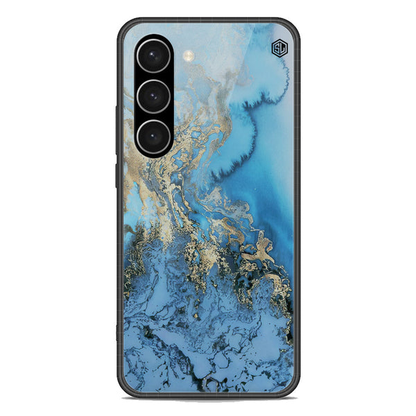 Marble Series Soft Phone Case - Premium Glass Case - Design 2 - Samsung Galaxy S23 Plus 5G