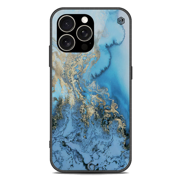 Marble Series Soft Phone Case - Premium Glass Case - Design 2 - iPhone 15 Pro