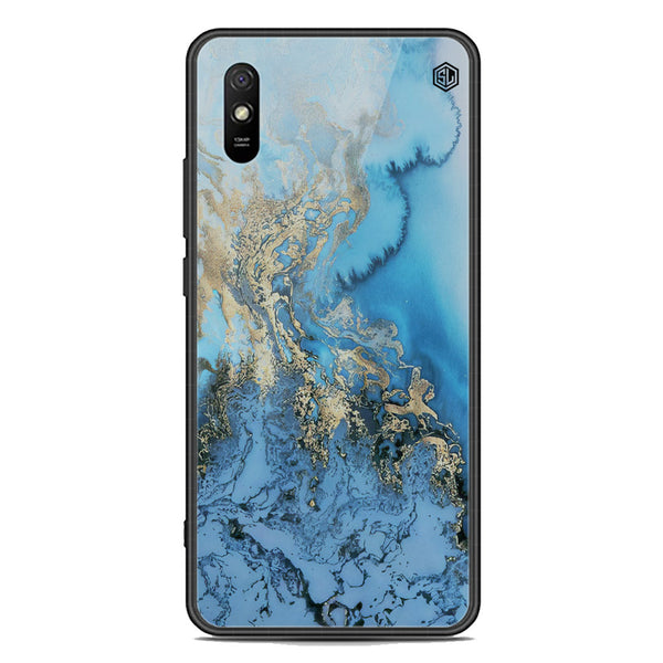 Marble Series Soft Phone Case - Premium Glass Case - Design 2 - Xiaomi Redmi 9A