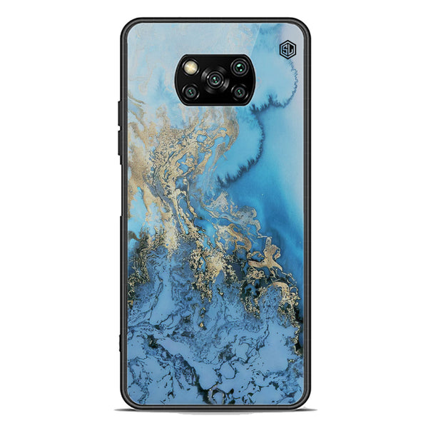 Marble Series Soft Phone Case - Premium Glass Case - Design 2 - Xiaomi Poco X3