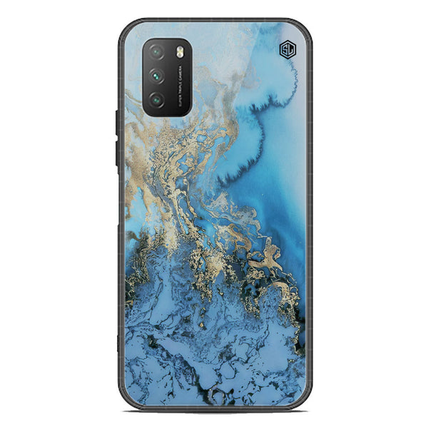 Marble Series Soft Phone Case - Premium Glass Case - Design 2 - Xiaomi Poco M3
