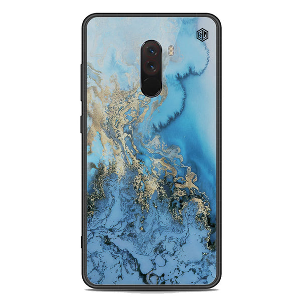 Marble Series Soft Phone Case - Premium Glass Case - Design 2 - Xiaomi Pocophone F1