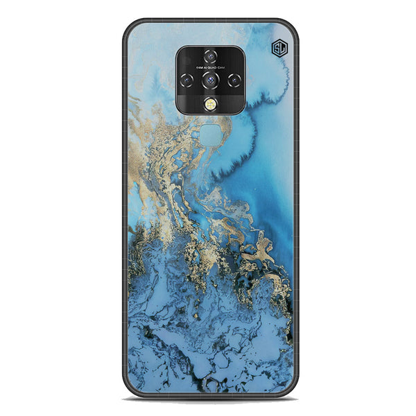 Marble Series Soft Phone Case - Premium Glass Case - Design 2 - Tecno Camon 16