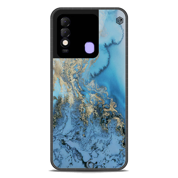 Marble Series Soft Phone Case - Premium Glass Case - Design 2 - Tecno Spark 8