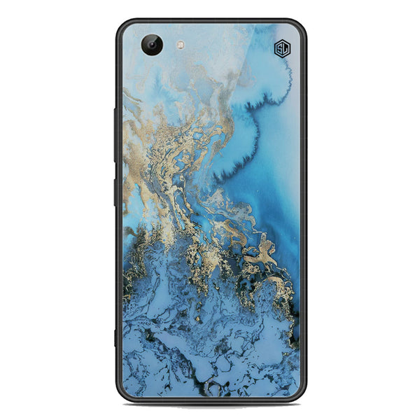 Marble Series Soft Phone Case - Premium Glass Case - Design 2 - Vivo Y81