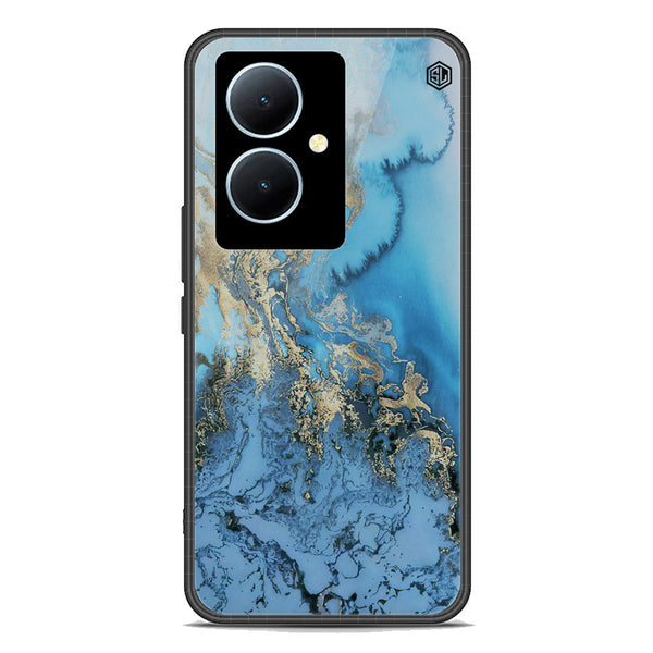 Marble Series Soft Phone Case - Premium Glass Case - Design 2 - Vivo Y78 Plus 5G