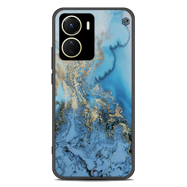 Marble Series Soft Phone Case - Premium Glass Case - Design 2 - Vivo Y56 5G