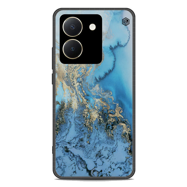 Marble Series Soft Phone Case - Premium Glass Case - Design 2 - Vivo Y36 4G