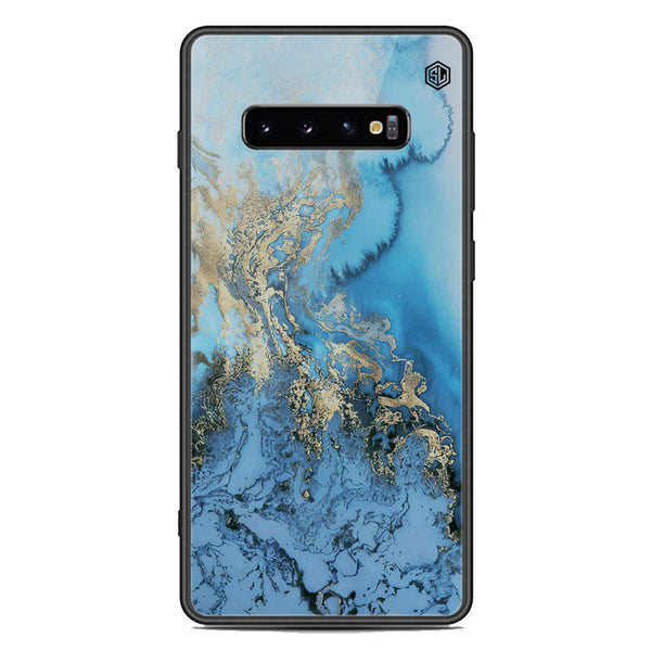 Marble Series Soft Phone Case - Premium Glass Case - Design 2 - Samsung Galaxy S10 Plus