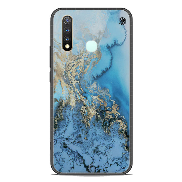 Marble Series Soft Phone Case - Premium Glass Case - Design 2 - Vivo Y19