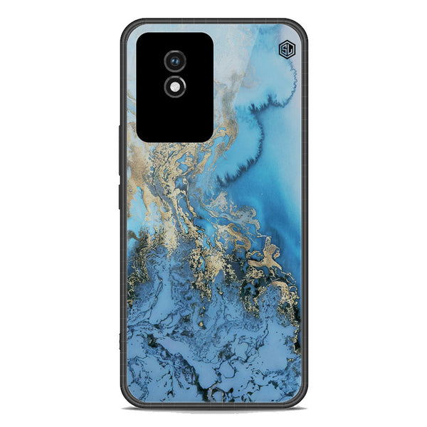 Marble Series Soft Phone Case - Premium Glass Case - Design 2 - Vivo Y11 2023