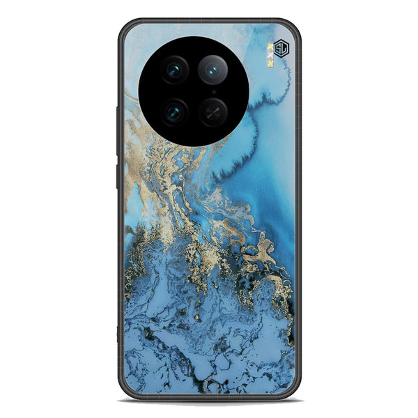 Marble Series Soft Phone Case - Premium Glass Case - Design 2 - Vivo X90 Pro