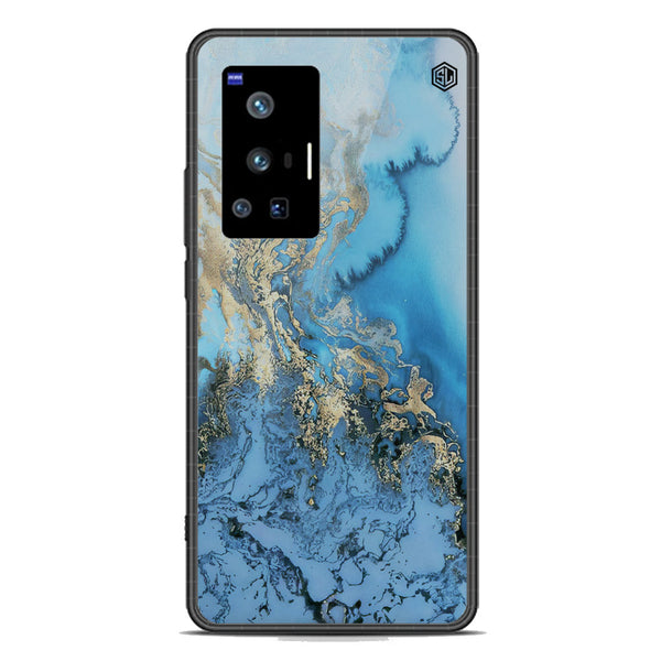 Marble Series Soft Phone Case - Premium Glass Case - Design 2 - Vivo X70 Pro
