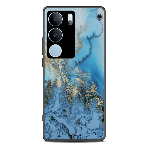 Marble Series Soft Phone Case - Premium Glass Case - Design 2 - Vivo V29