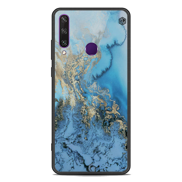 Marble Series Soft Phone Case - Premium Glass Case - Design 2 - Huawei Y6p