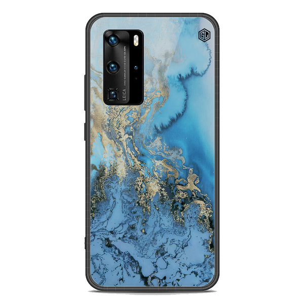Marble Series Soft Phone Case - Premium Glass Case - Design 2 - Huawei P40 Pro