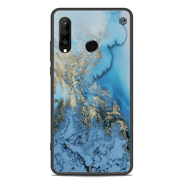 Marble Series Soft Phone Case - Premium Glass Case - Design 2 - Huawei P30 lite