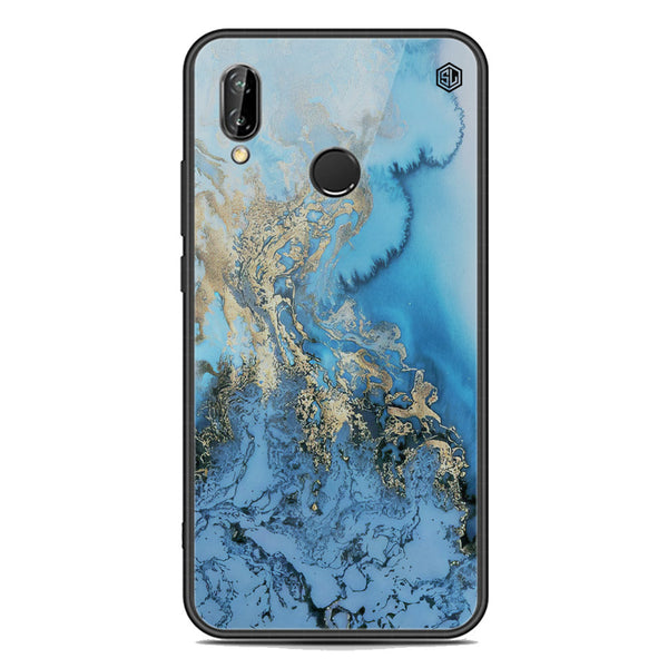 Marble Series Soft Phone Case - Premium Glass Case - Design 2 - Huawei P20 Lite