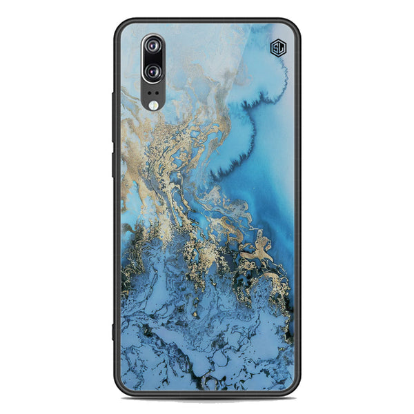 Marble Series Soft Phone Case - Premium Glass Case - Design 2 - Huawei P20