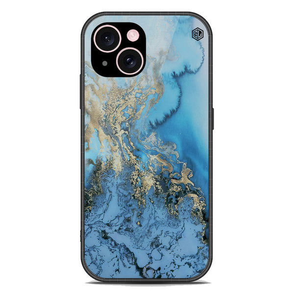 Marble Series Soft Phone Case - Premium Glass Case - Design 2 - iPhone 15