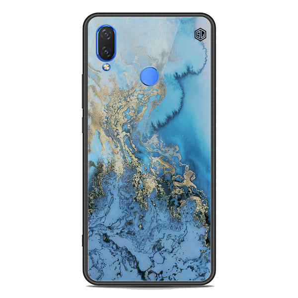 Marble Series Soft Phone Case - Premium Glass Case - Design 2 - Huawei Nova 3