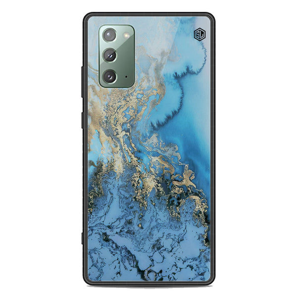Marble Series Soft Phone Case - Premium Glass Case - Design 2 - Samsung Galaxy Note 20