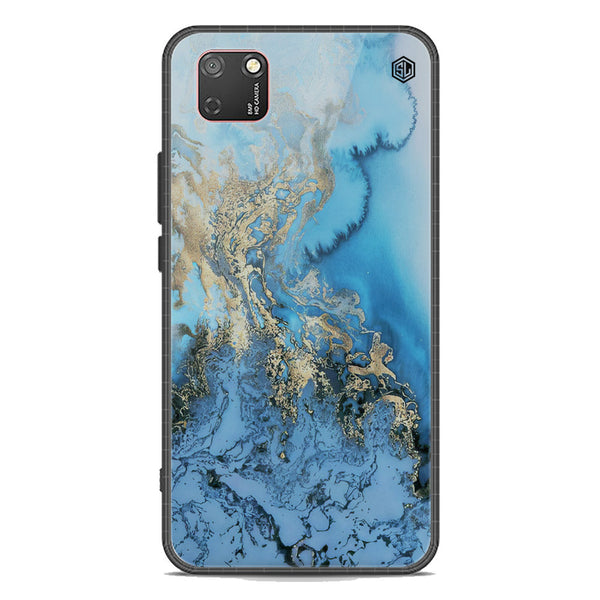 Marble Series Soft Phone Case - Premium Glass Case - Design 2 - Honor 9S