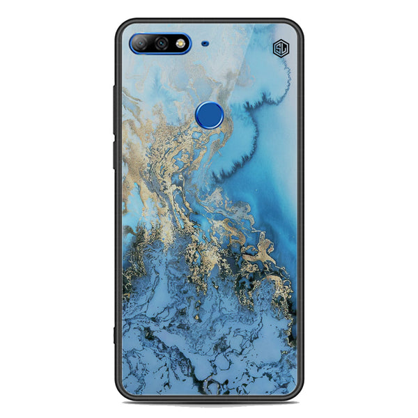 Marble Series Soft Phone Case - Premium Glass Case - Design 2 - Huawei Honor 7C