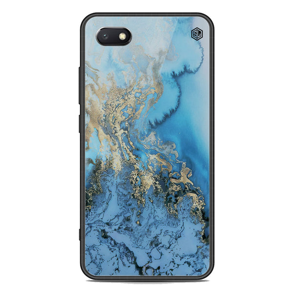 Marble Series Soft Phone Case - Premium Glass Case - Design 2 - Huawei Honor 7S