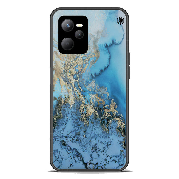 Marble Series Soft Phone Case - Premium Glass Case - Design 2 - Realme Q5