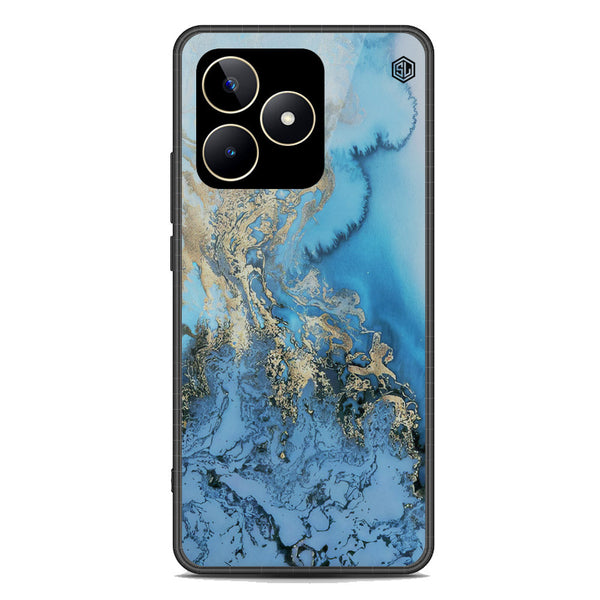 Marble Series Soft Phone Case - Premium Glass Case - Design 2 - Realme C53