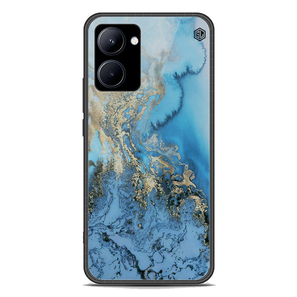 Marble Series Soft Phone Case - Premium Glass Case - Design 2 - Realme C33