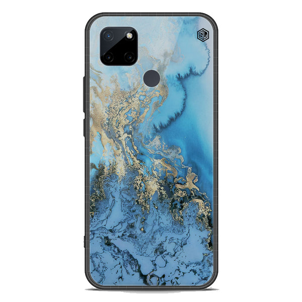 Marble Series Soft Phone Case - Premium Glass Case - Design 2 - Realme C21Y