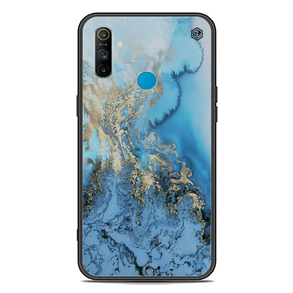 Marble Series Soft Phone Case - Premium Glass Case - Design 2 - Realme C3