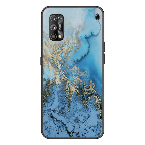 Marble Series Soft Phone Case - Premium Glass Case - Design 2 - Realme 7 Pro