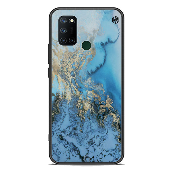 Marble Series Soft Phone Case - Premium Glass Case - Design 2 - Realme 7i