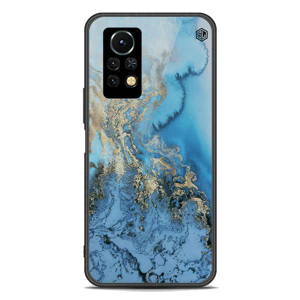 Marble Series Soft Phone Case - Premium Glass Case - Design 2 - Infinix Note 11 Pro